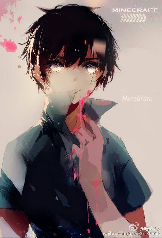 同人绘画herobrine