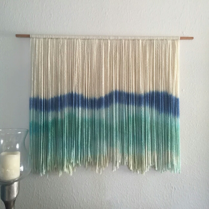 手工编织挂毯,北欧风-堆糖,美好生活研究所