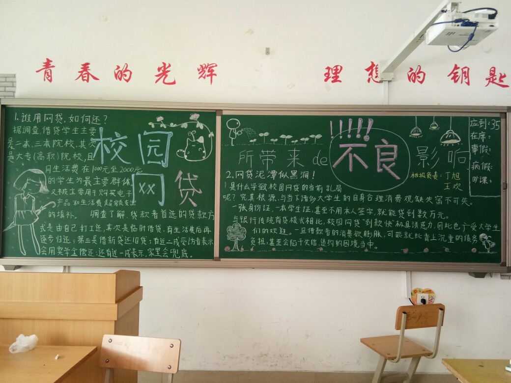 六月份校园板报