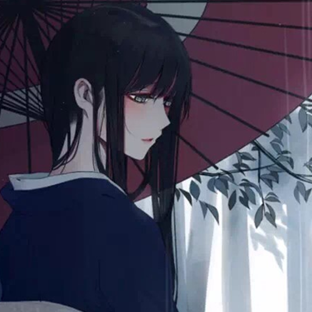 头像 漫头 女头 壁纸 侧颜 和风 少女 小清新