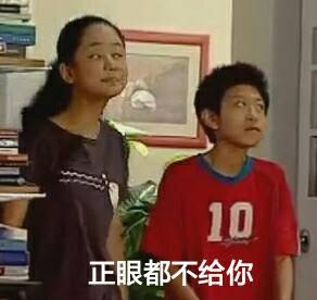 家有儿女 鄙视 表情包