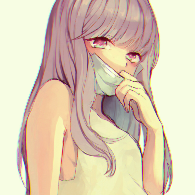 清纯可爱长发少女 二次元少女头像_动漫新