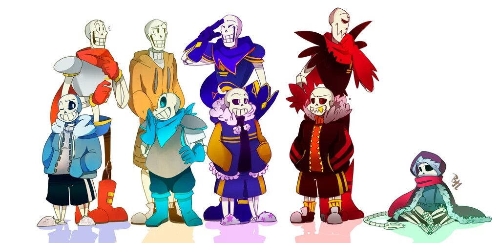 tale&swap&outer&fell&gaster blaster!sans