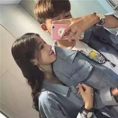 沐白 一左一右真人情头系列