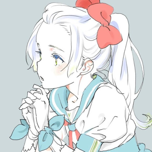 动漫女头 小清新