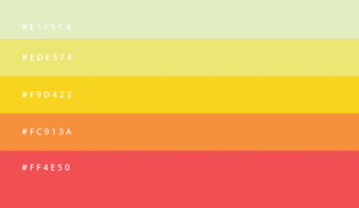 nursery color schemes,相近色,和谐色,配色方案