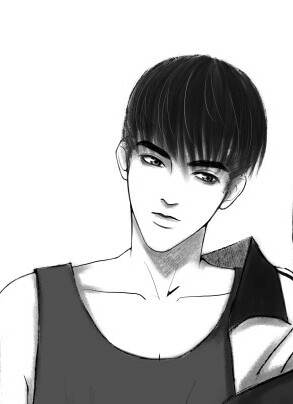 漫画 卡通吴亦凡 kris exo 花美男 偶像 明星 帅哥 小鲜肉 锁屏 人物