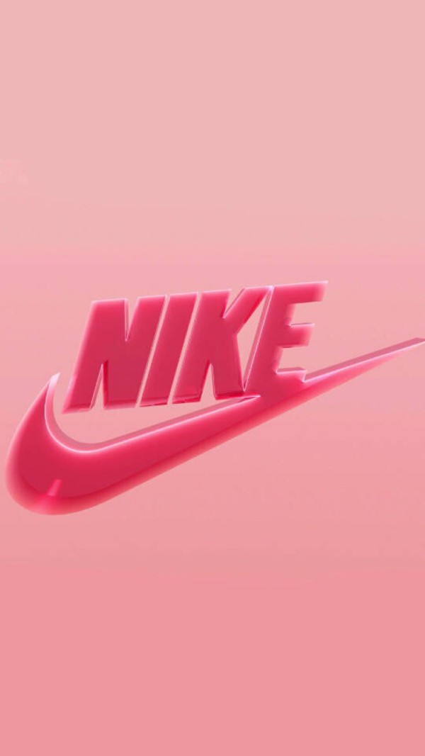 少女壁纸 粉色控 耐克logo