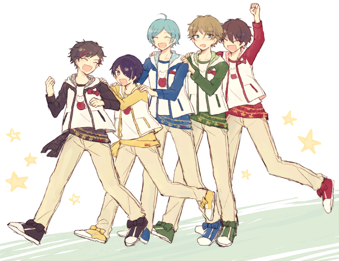 71沐湷搬运71二次元 偶像梦幻祭 流星队 男子 少年 壁纸 pixiv id
