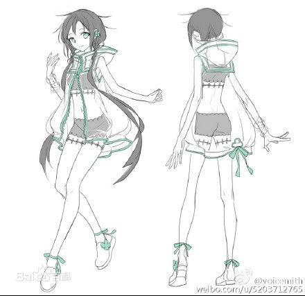 图源网络 侵删致歉【人设】公式服 utau 虚拟歌姬 夏语遥