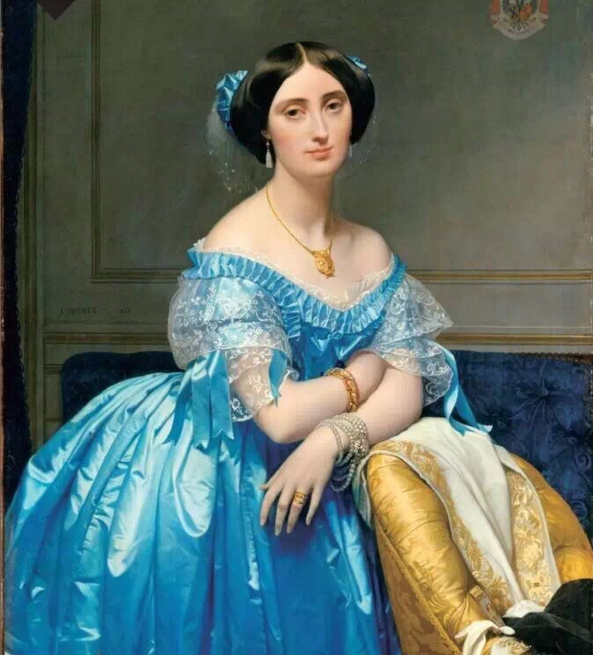 德·布罗丽公爵夫人 油画 1851-1853