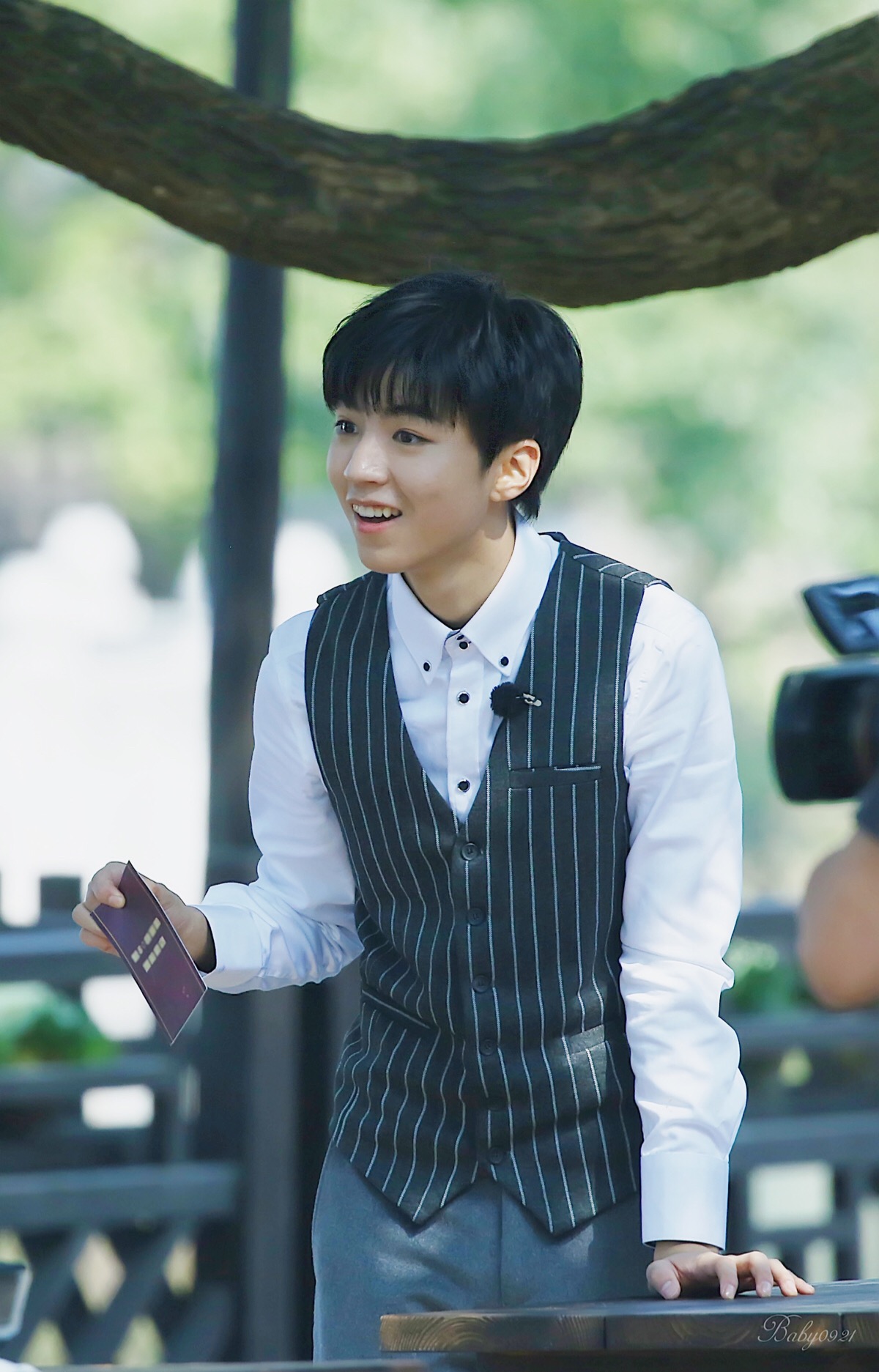 王俊凯# #tfboys王俊凯# 高能少年团录制