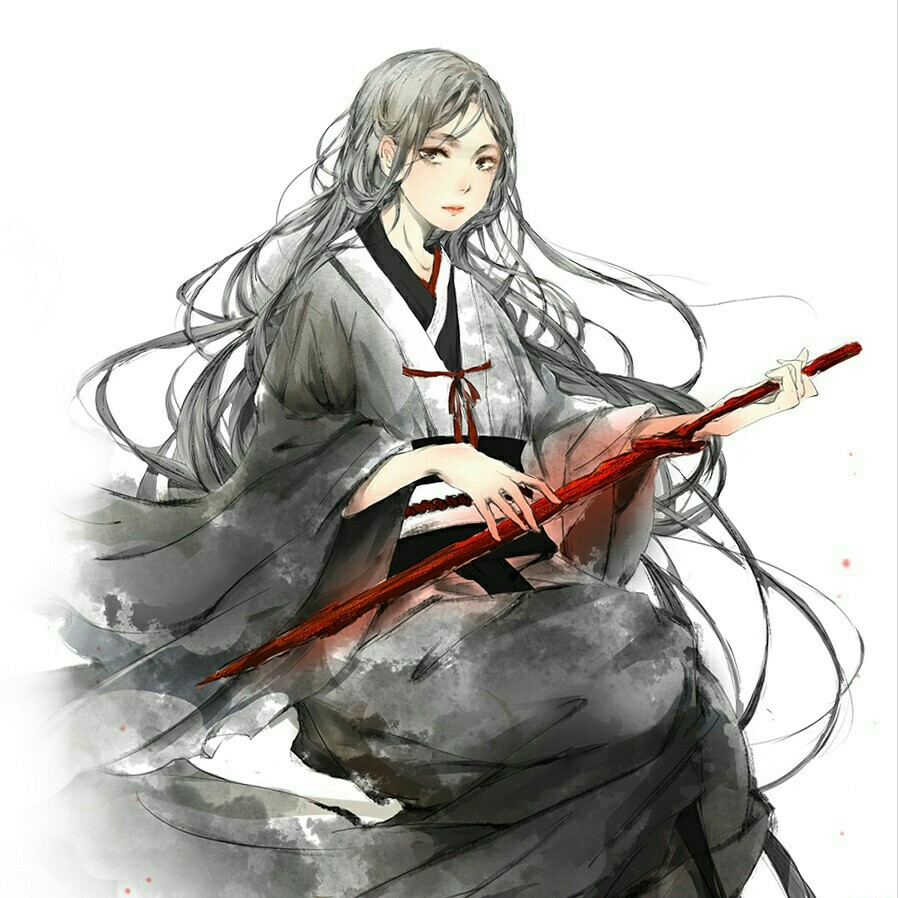 头像/女头/半身/动漫/古风/手绘/汉服