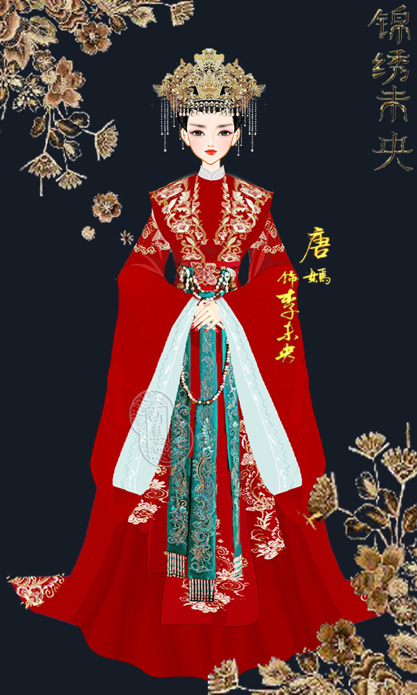 彩虹堂,古风,手绘,美人,锦绣未央,唐嫣.