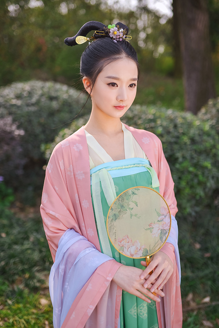 重回汉唐 静影 敦煌唐风大袖衫齐胸襦裙套装