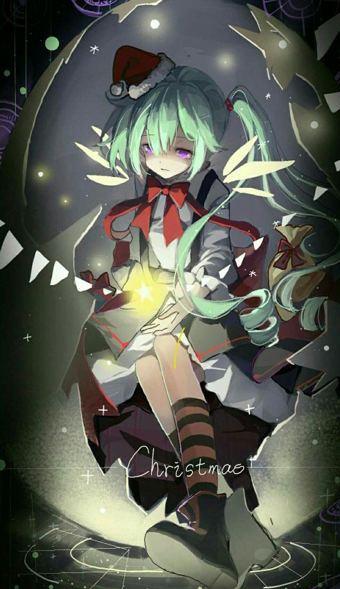 初音未来##圣诞节# #初音未来的消 