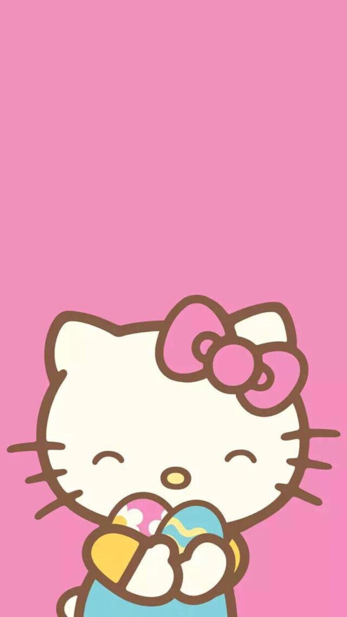 hello kitty#卡通动漫#凯蒂猫#粉色#手机壁纸"εз