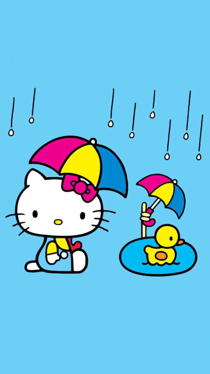 hello kitty#卡通动漫#凯蒂猫#手机壁纸"εз
