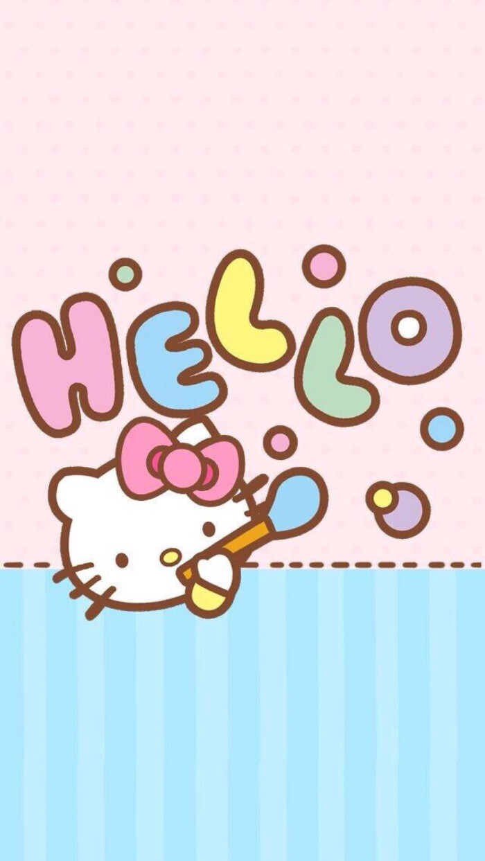 hello kitty#卡通动漫#凯蒂猫#手机壁纸"εз