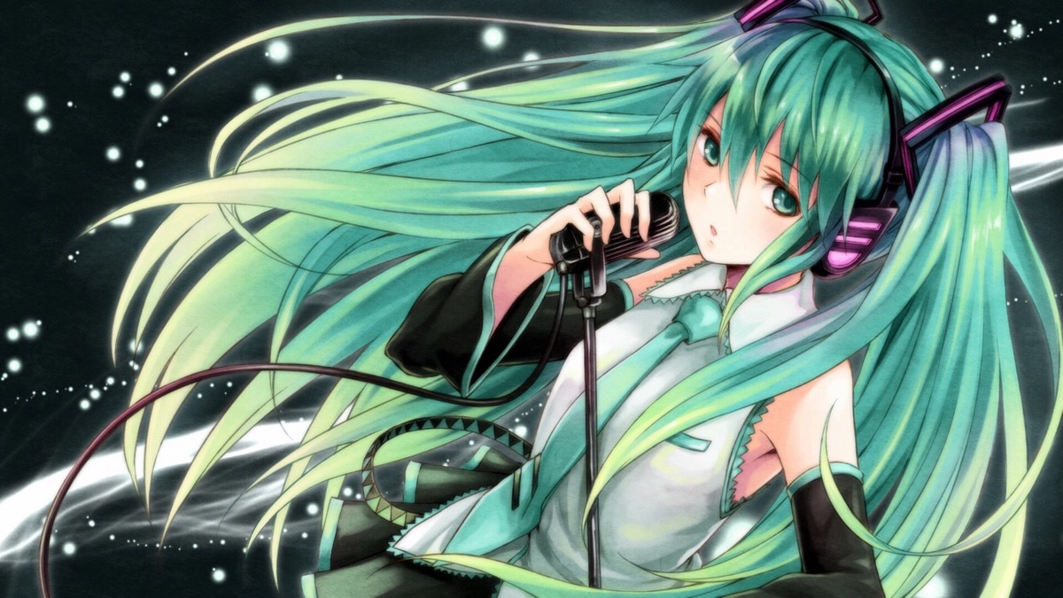 公主殿下#初音#歌姬#动漫#清纯#唯美#插图#高清#壁纸#少女#清新