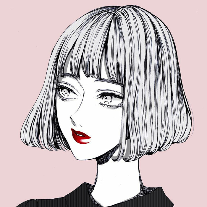 卡通人物 动漫人物 手绘头像 插画 泄露了仙气°