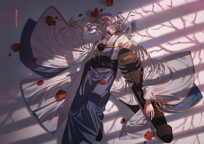 阴阳师手游 妖琴师 同人图 插画 壁纸