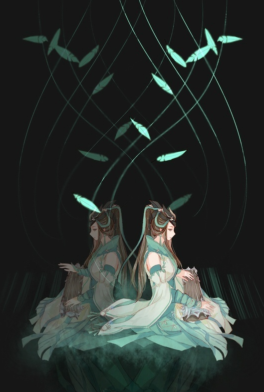 剑叁 成女暗夜之舞 长歌门 绘师:昼笙晚