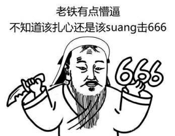 表情包【老铁有点懵逼 不知道该扎心还是该suang击666】