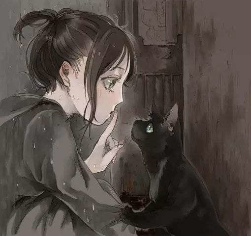 初 女孩与猫