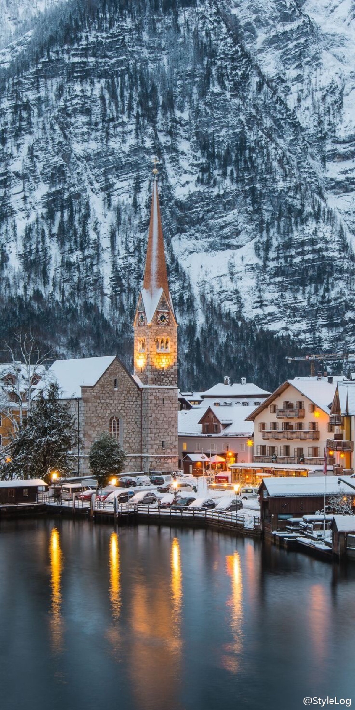 奥地利hallstatt,最美的湖畔小镇.