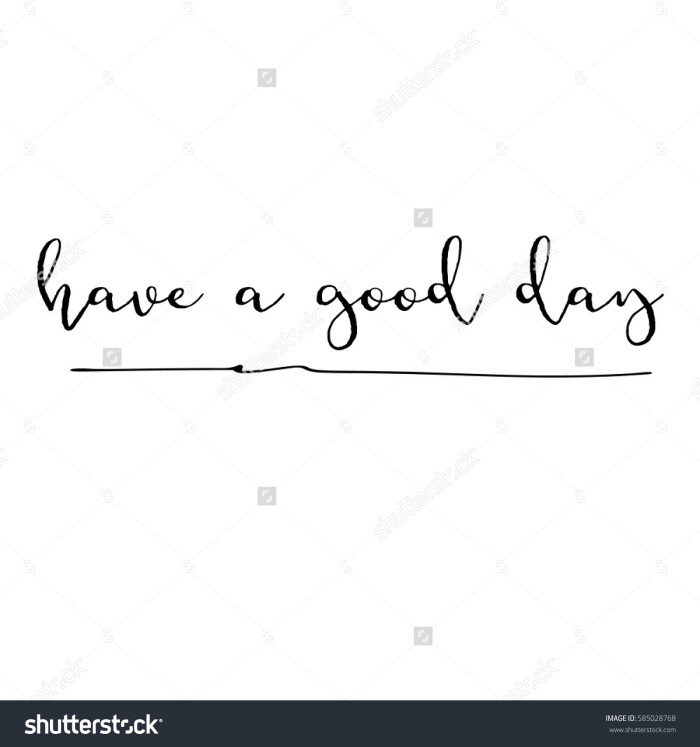 have a good day(下划线)