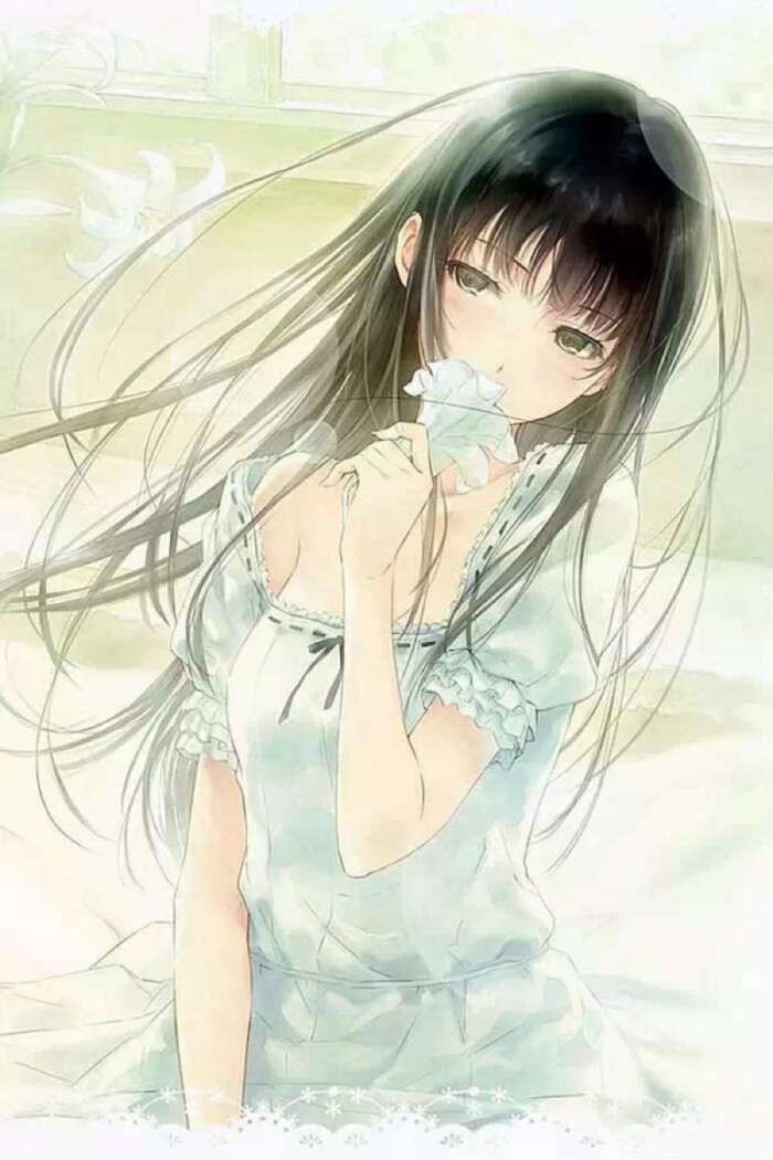 二次元 男孩 女孩 校园 唯美 可爱 意境 动漫