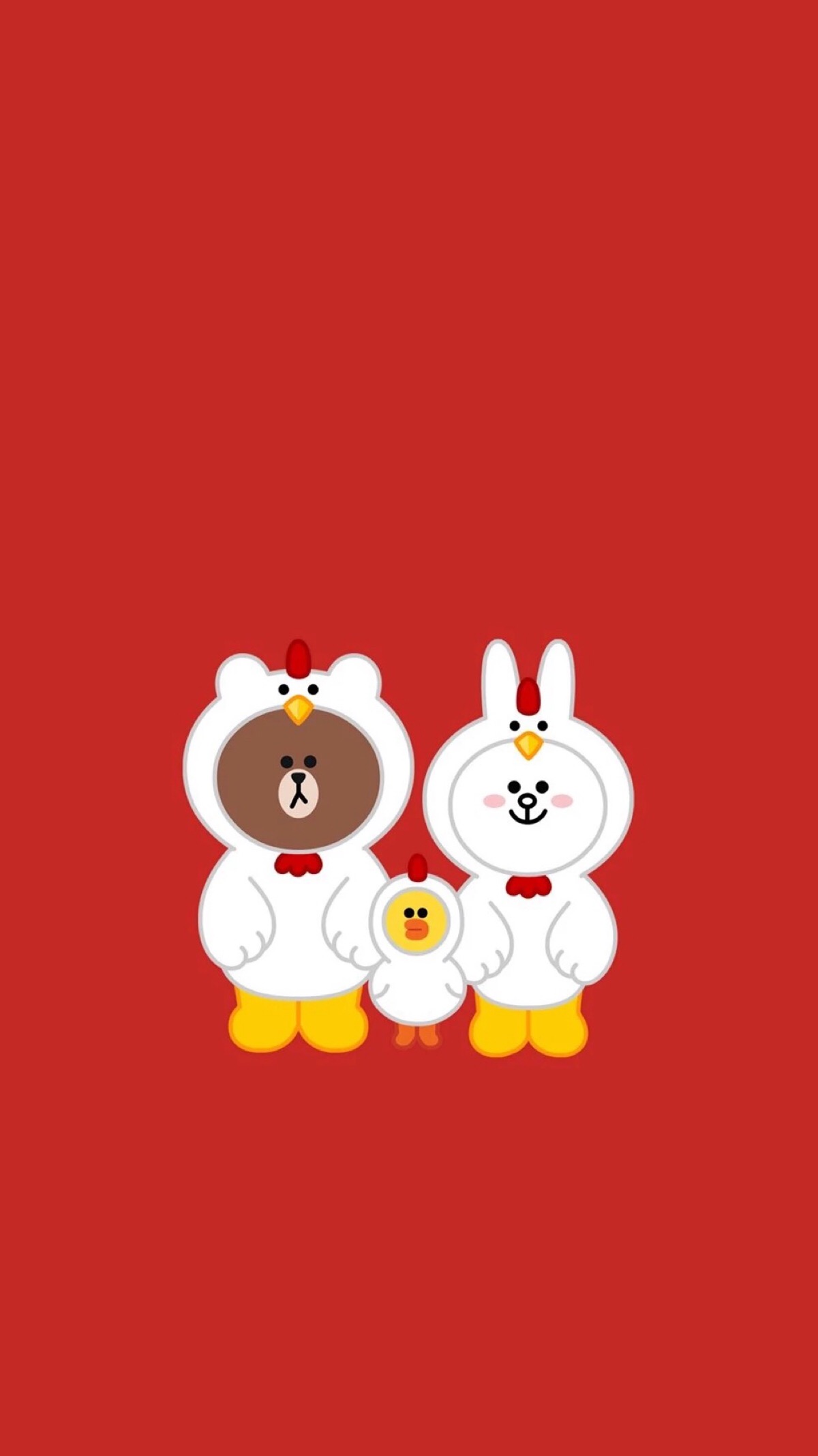 iphone高清壁纸 linefriends 布朗熊