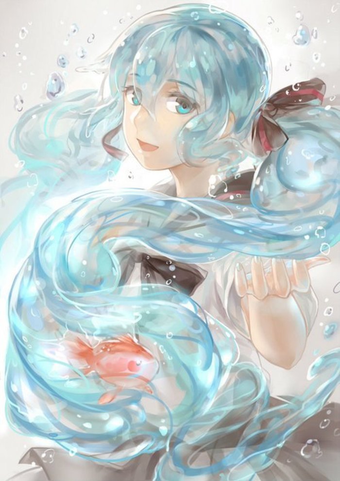 水初音.