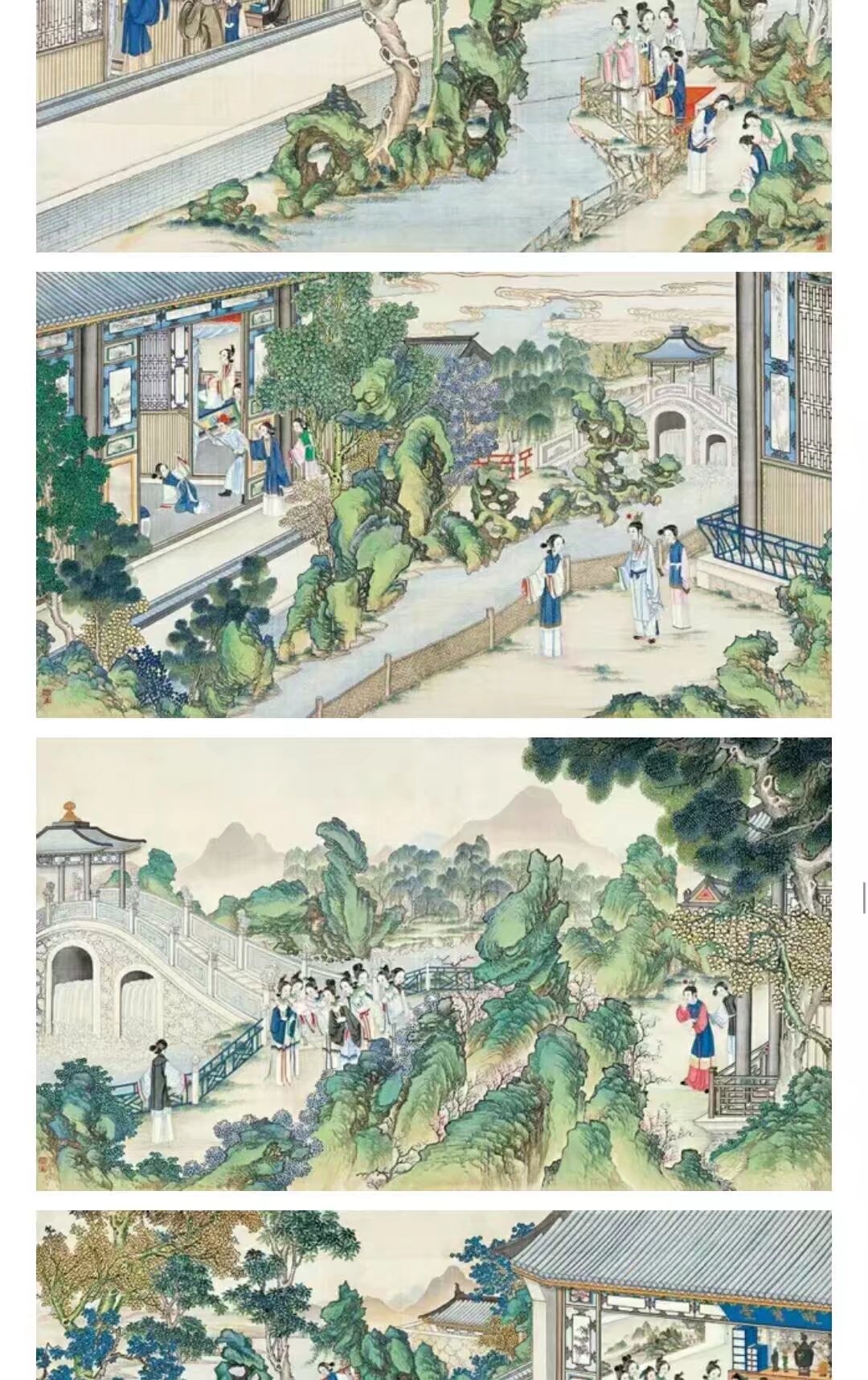 清代著名国画大师孙温大师,用尽36年时间,耗尽一生心血工笔重彩绘制的