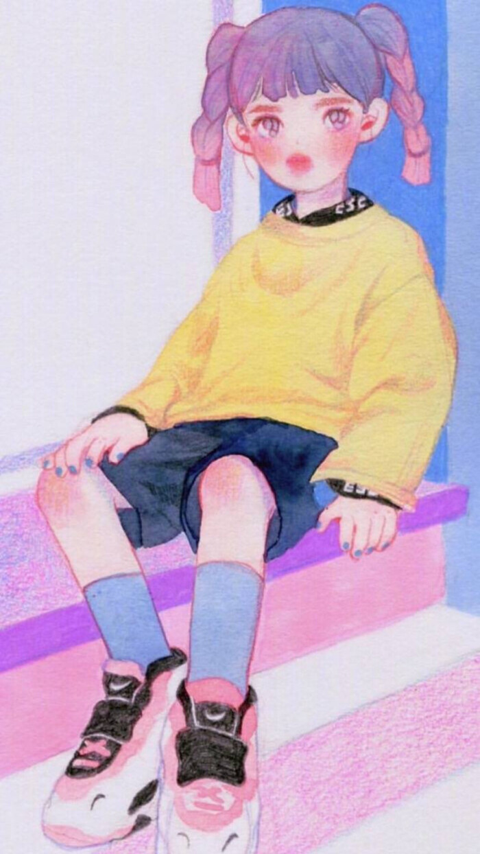 壁纸,ins插画师fommy_y