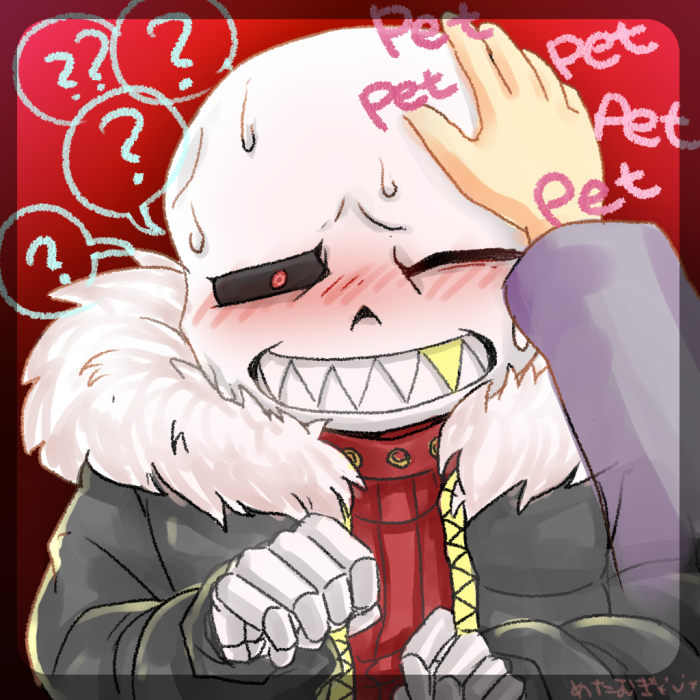 id=62232228 undertale uf sans 我也想pet fell(▽`)