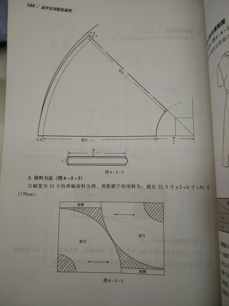 90度斜裙制图2