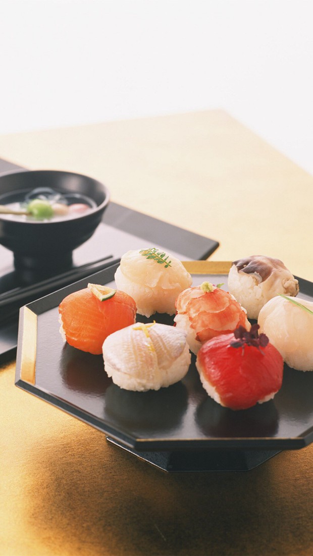 最喜欢吃的寿司唯美美食图片