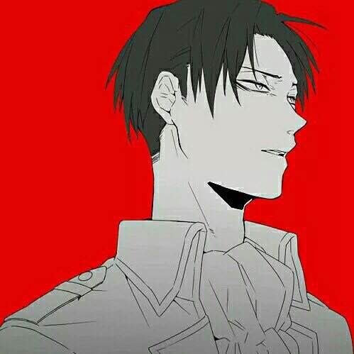 动漫男头 黑白红 兵长 利威尔