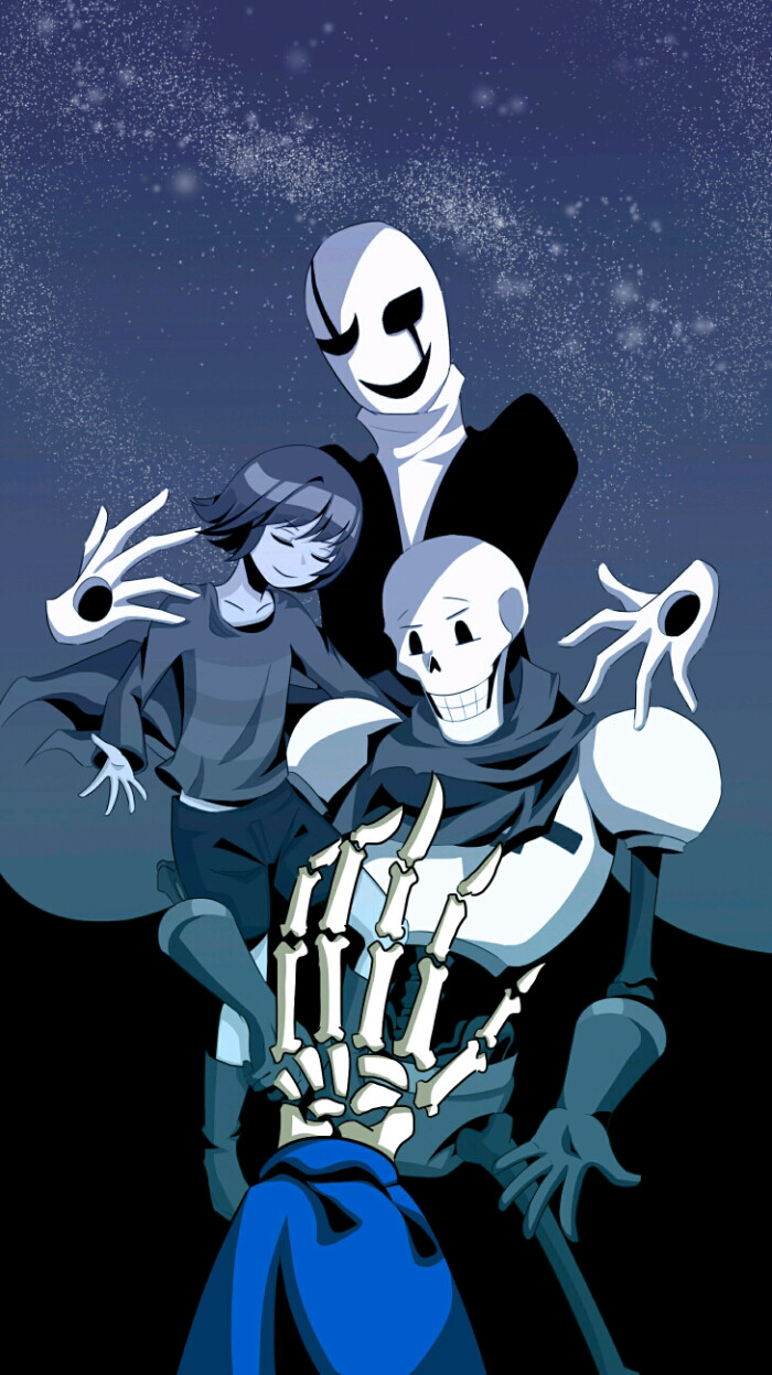 undertale——sans&papyrus&frisk&gaster