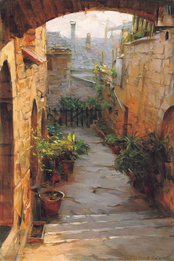 乌克兰艺术家dmitri danish油画作品欣赏