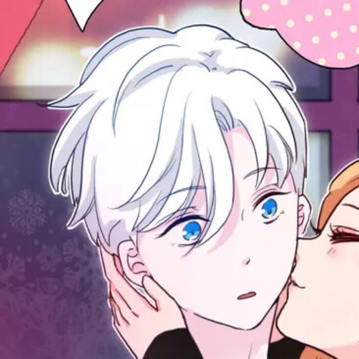 情侣头像 动漫 #雪男