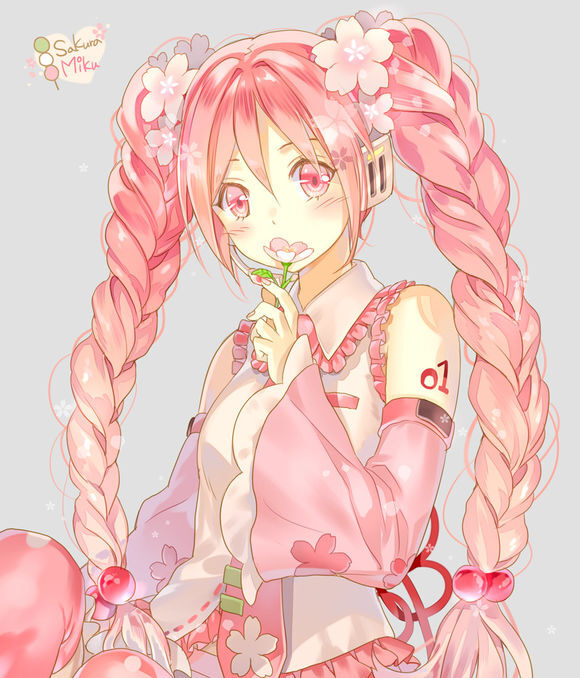 樱初音 初音未来 v家 公主殿下 日本歌姬 虚拟歌姬 初音 转自p站 画师