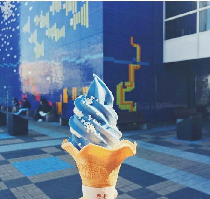 日本大阪水族馆推出的鲨鱼冰淇淋-堆糖,美好生