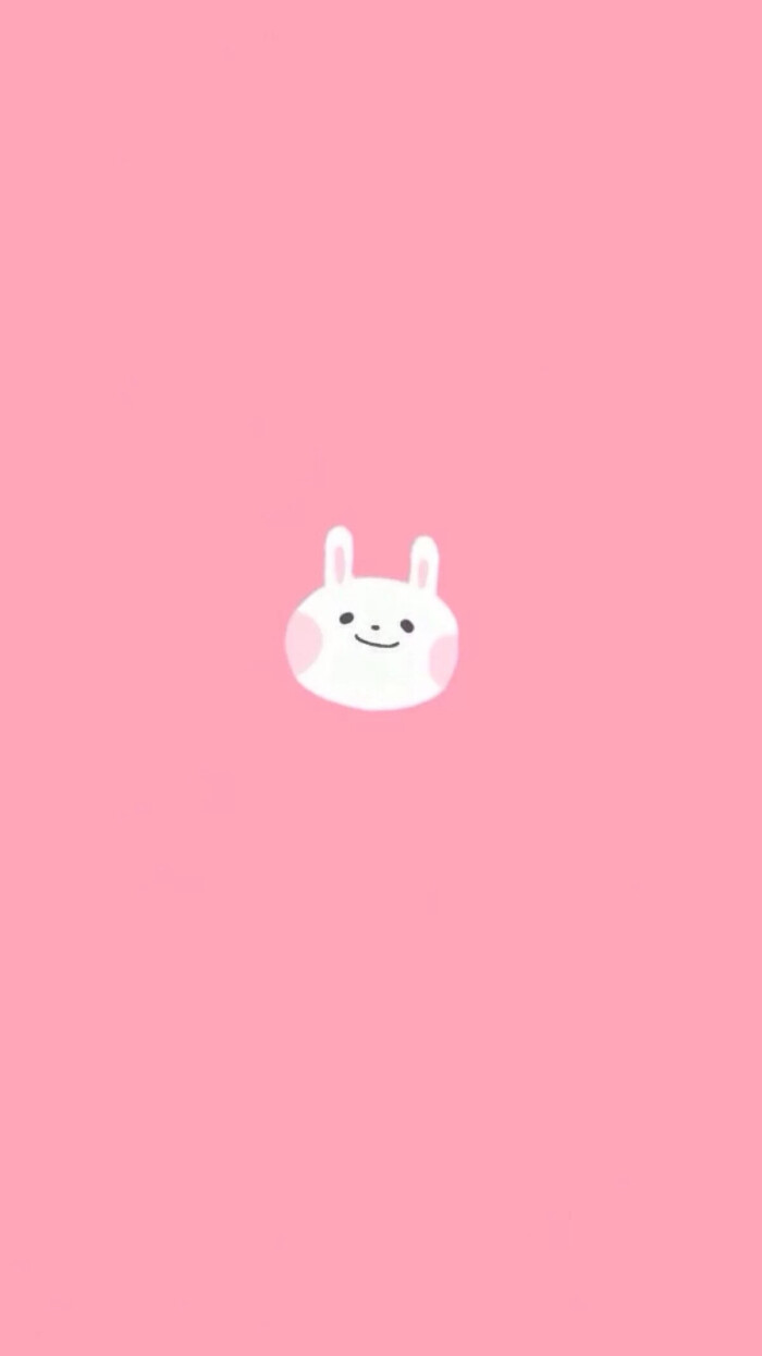 兔子 卡通 少女心 粉红色 可爱