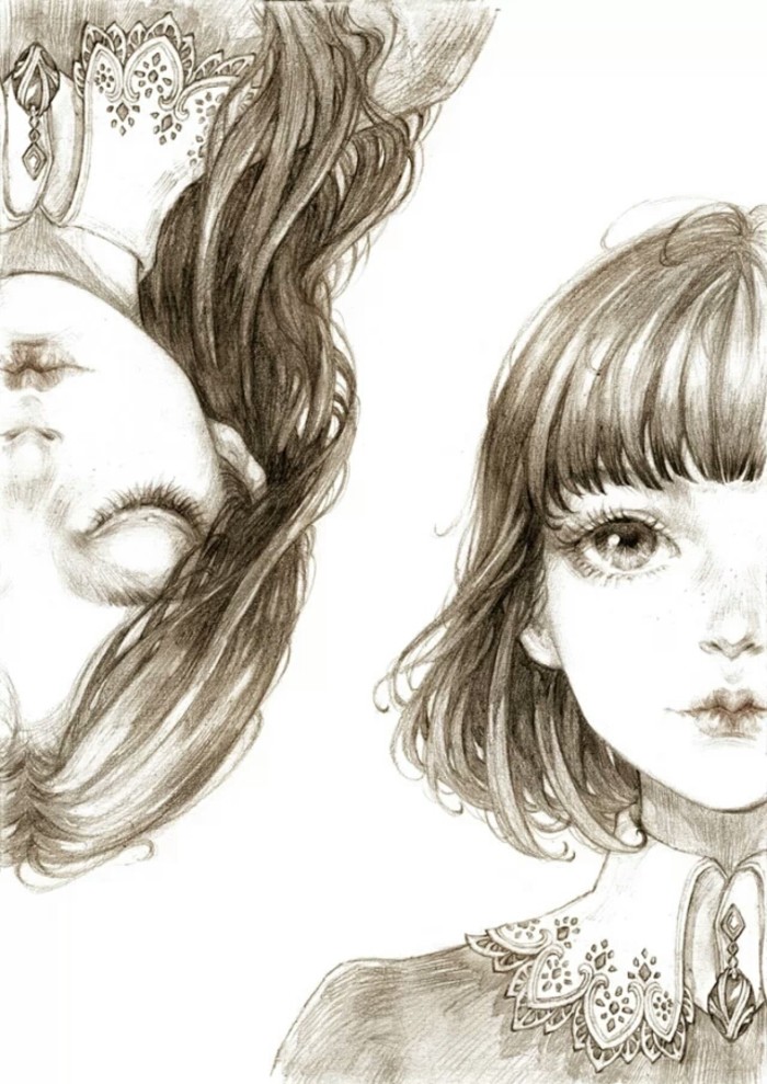 古戈力的画作的线稿