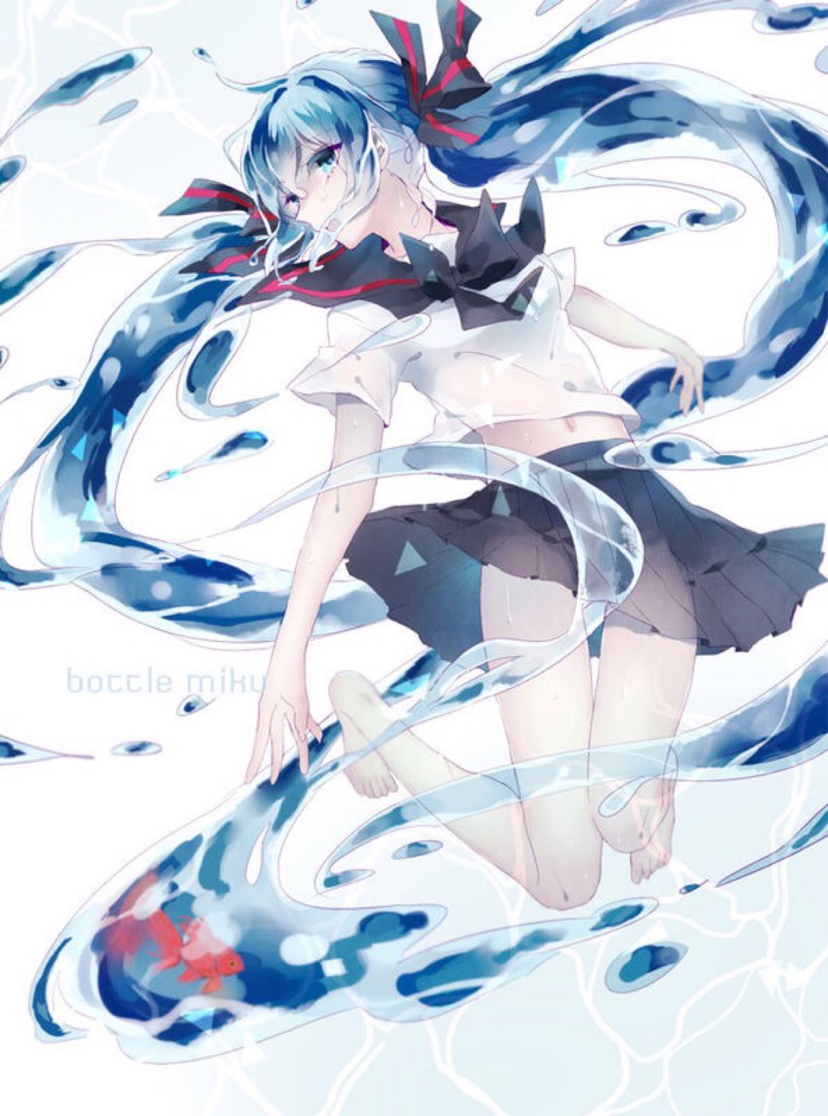 公主殿下#初音#歌姬#动漫#清纯#唯美#插图#高清#壁纸#少女#清新