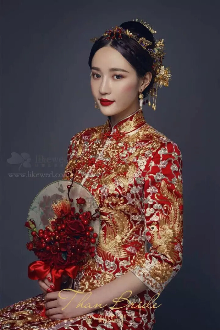中式新娘造型,东方的独有情韵