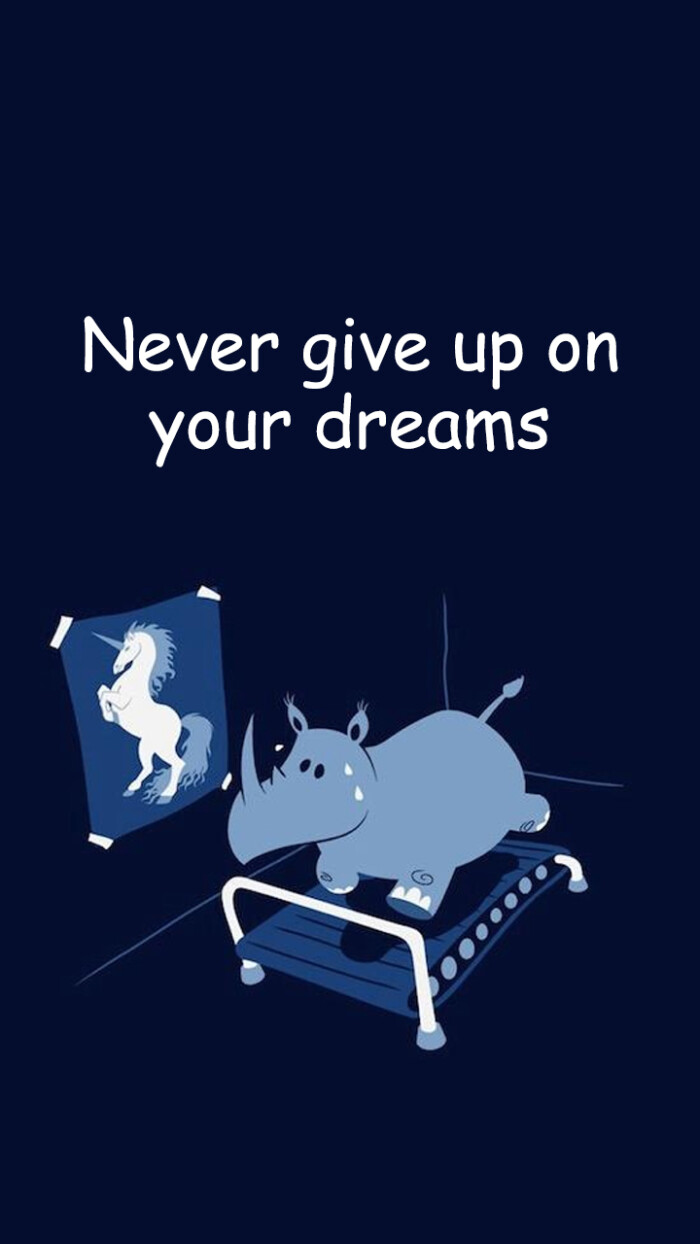 减肥励志#never give up on your dreams~永远不要放弃你的梦想